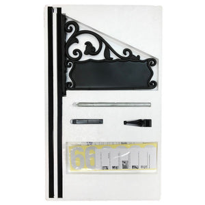 Boardwalk DIY Reflective Lawn Address Sign 48" Post