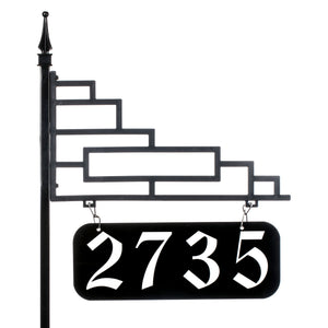 Excalibur Double-Sided Reflective Lawn Address Sign