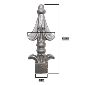 Double Wing Aluminum Finials - Multi Pack