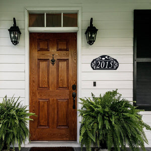 Le Paris Reflective Wall-Mounted Address Sign