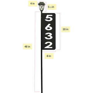 Lighthouse Reflective Address Sign