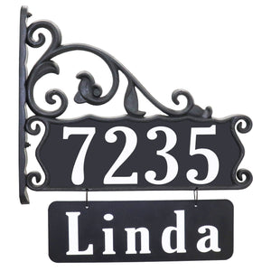 Boardwalk Lamppost Sign With Name Rider