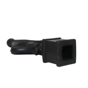 Fleur De Lis Polypropylene Premium Fence Finial Toppers Multi Pack - Black