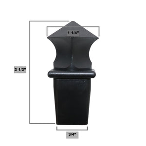 Polypropylene Picket Fence Finial Toppers- 1/2" or 1" Multi Pk