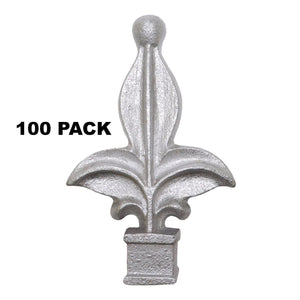 Fleur De Lis Aluminum Finials - Multi Packs