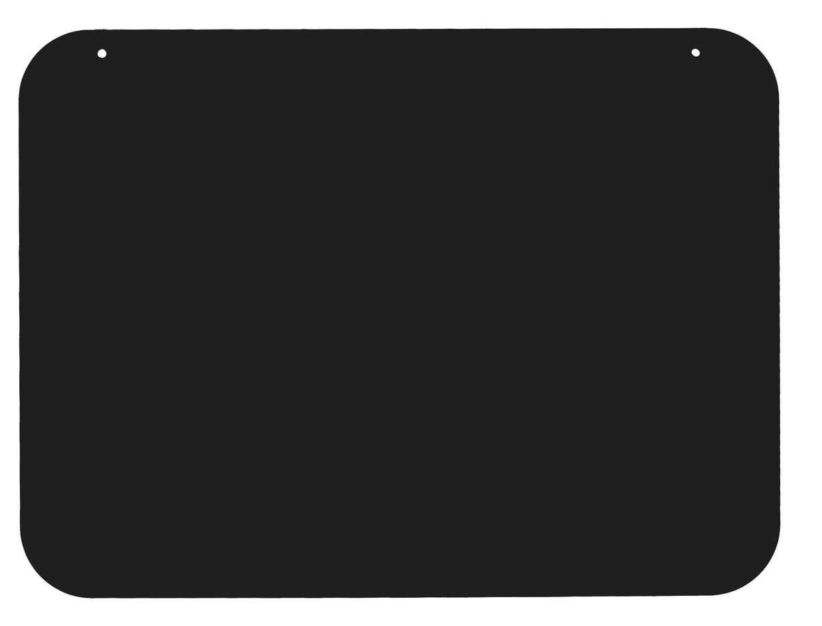 16" x 12" Customized Name Rider Black Aluminum