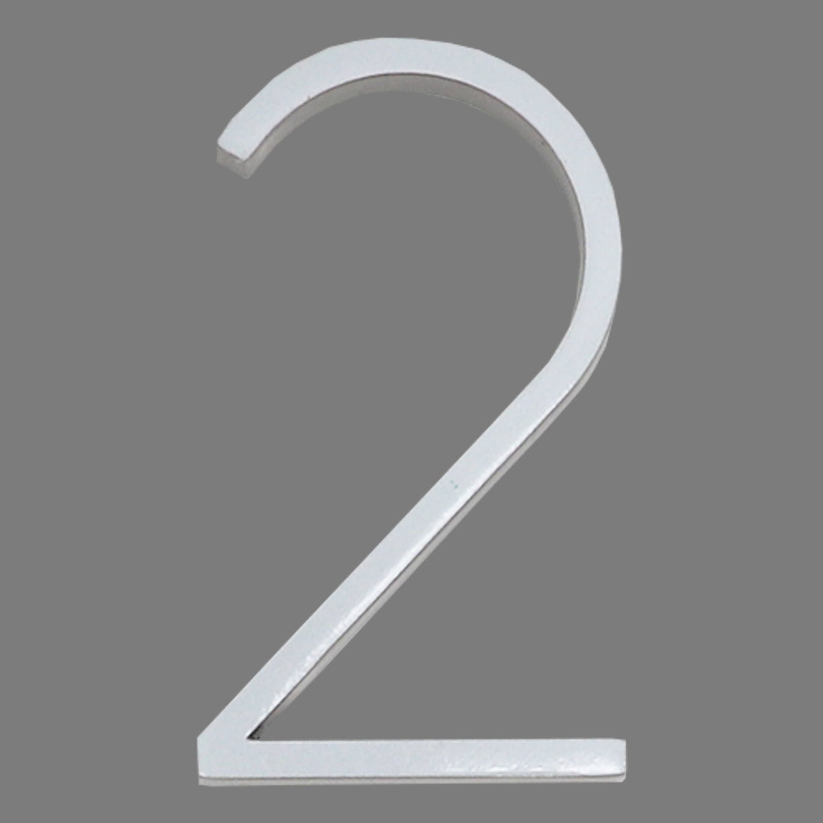 Reflective Modern Floating House Numbers