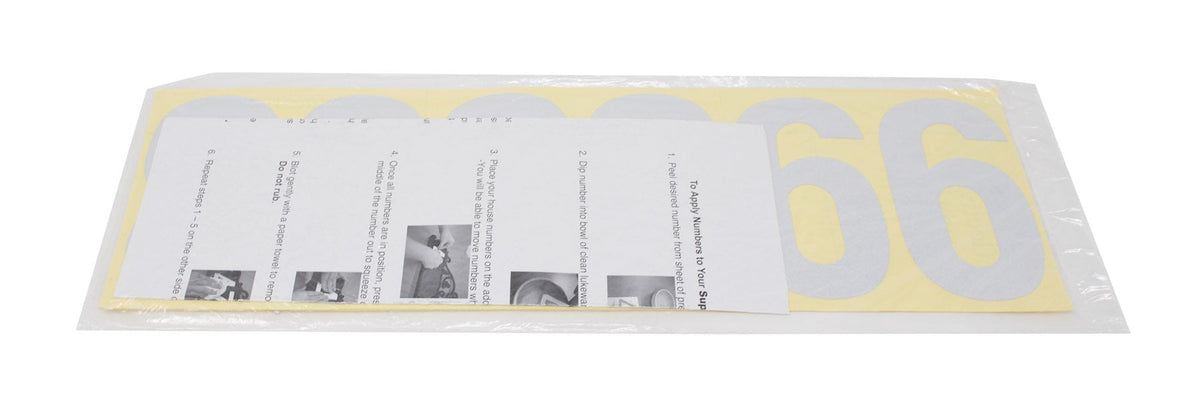 Reflective Peel-N-Stick Address Number Set - Customize Your Address Plate | Address America