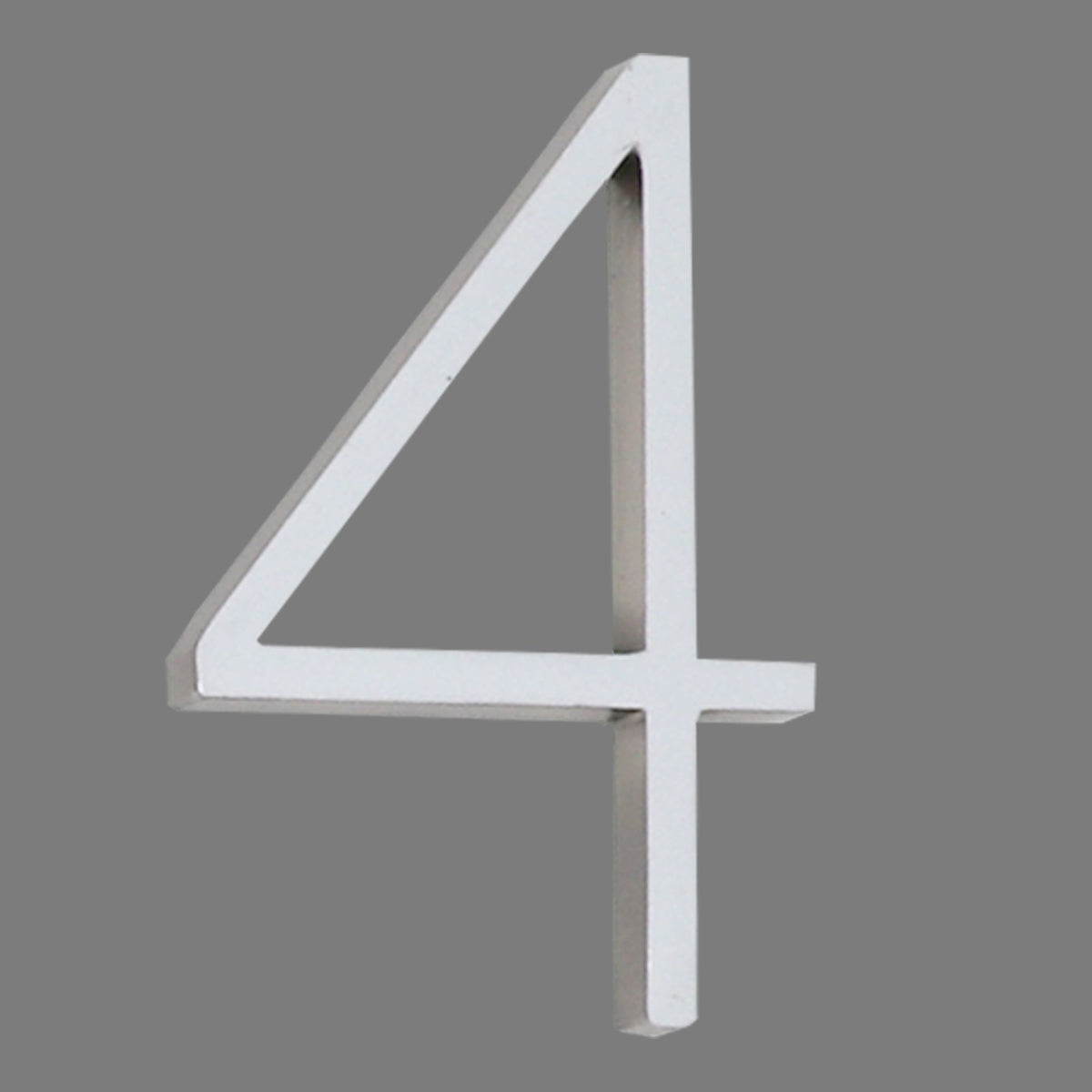 Reflective Modern Floating House Numbers