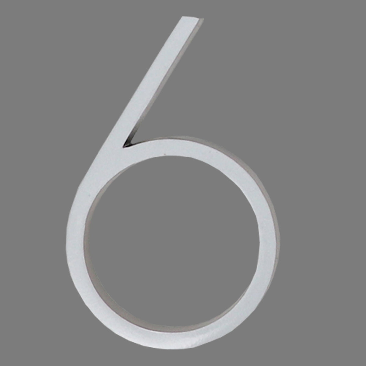 Reflective Modern Floating House Numbers