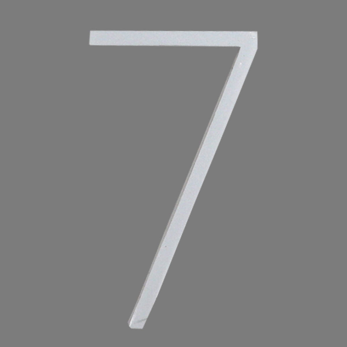 Reflective Modern Floating House Numbers