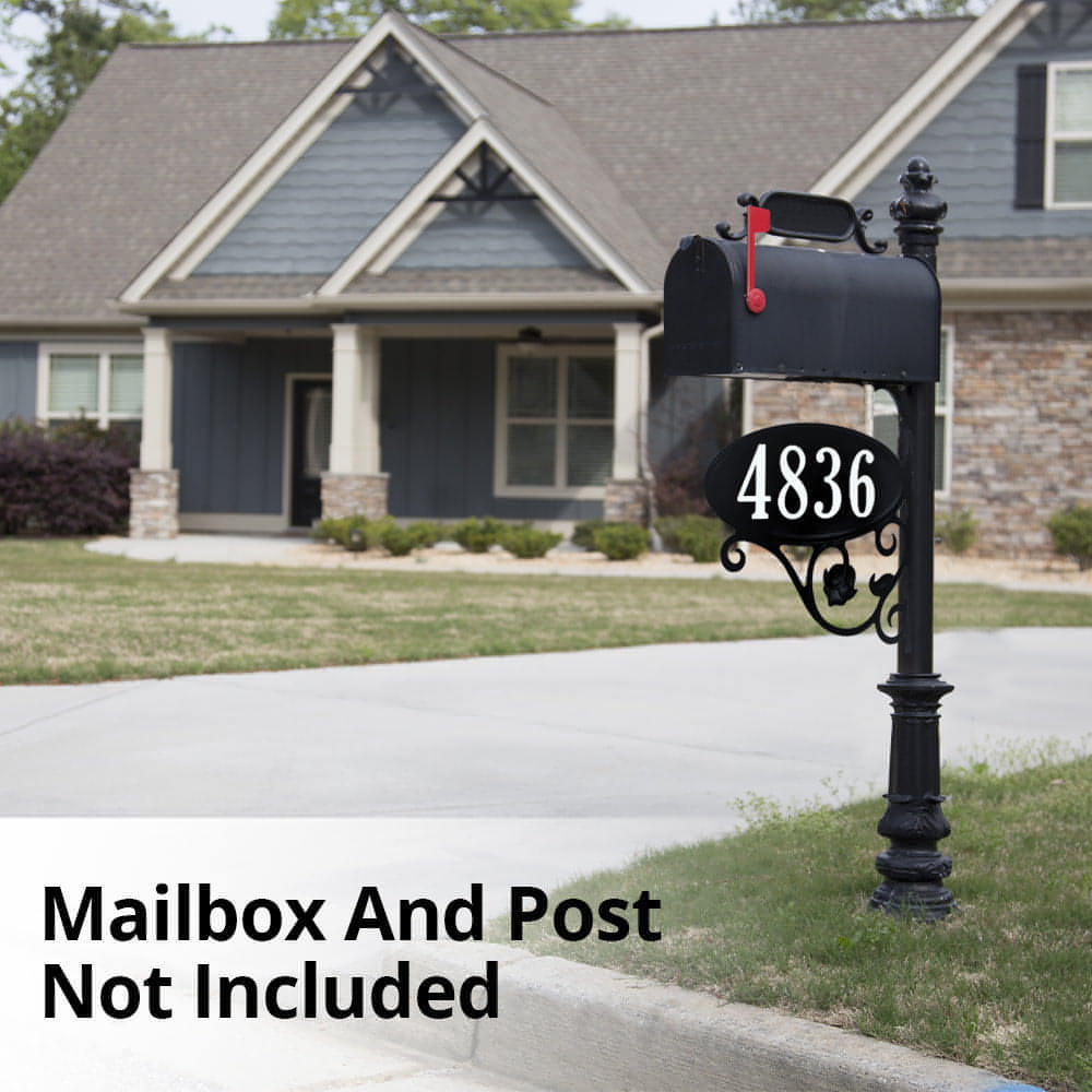 Note Sign Mailbox Reflective Mailbox Address Sign - Shop Beautiful Mailbox Number Plaques ...