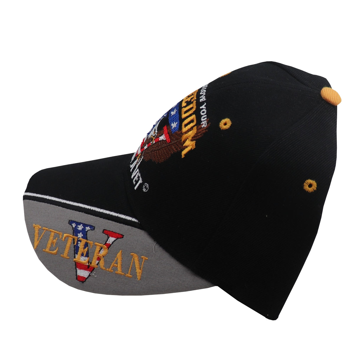 Thank a Veteran Freedom Hat Black