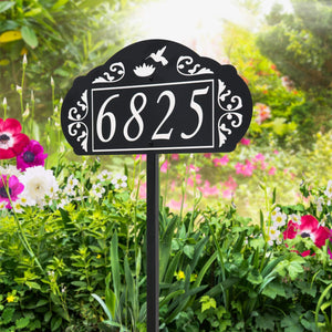 Le Paris Reflective Garden Address Sign