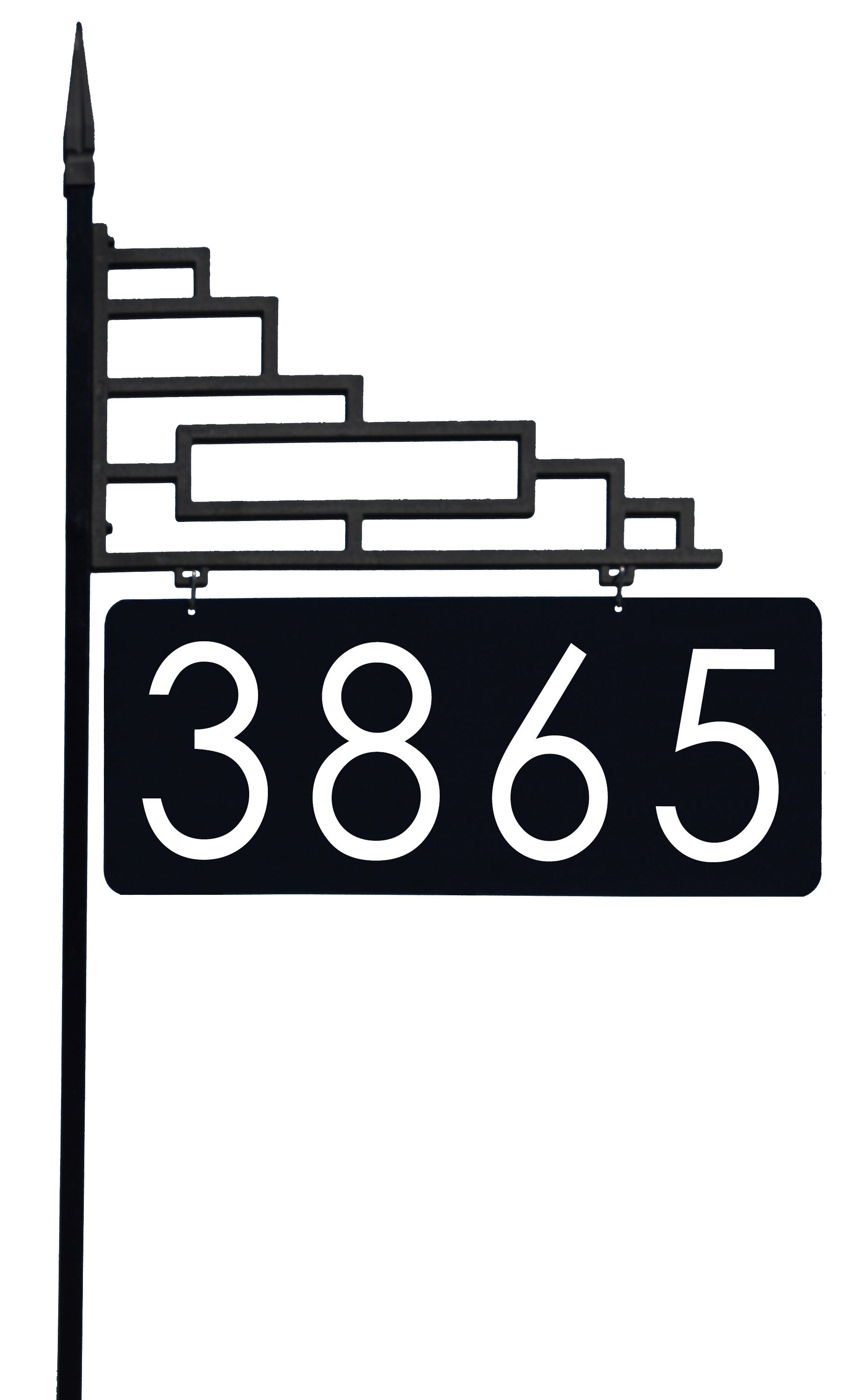 Reflective Mailbox Numbers