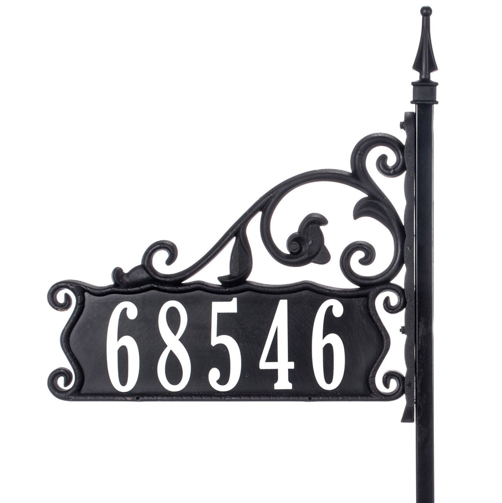 The Boardwalk - Double-Sided Reflective 911 Home Address Sign for Yard ...