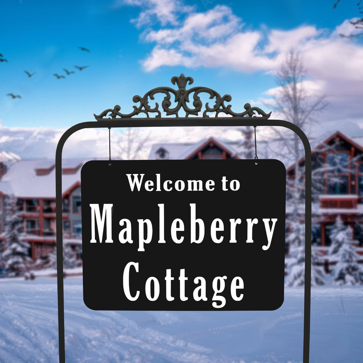 Montrachet Premium Reflective Estate Sign