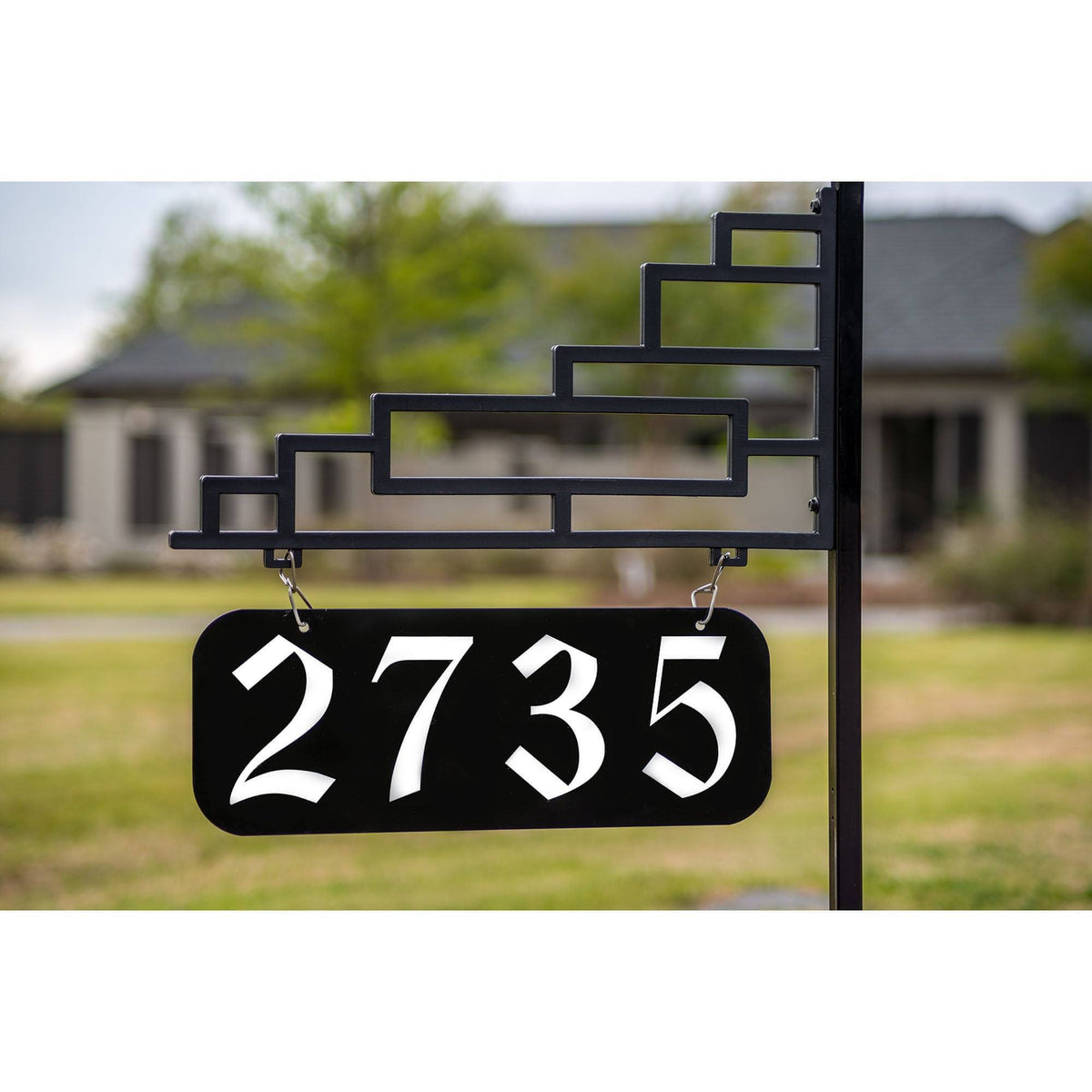 Excalibur Double-Sided Reflective Lawn Address Sign