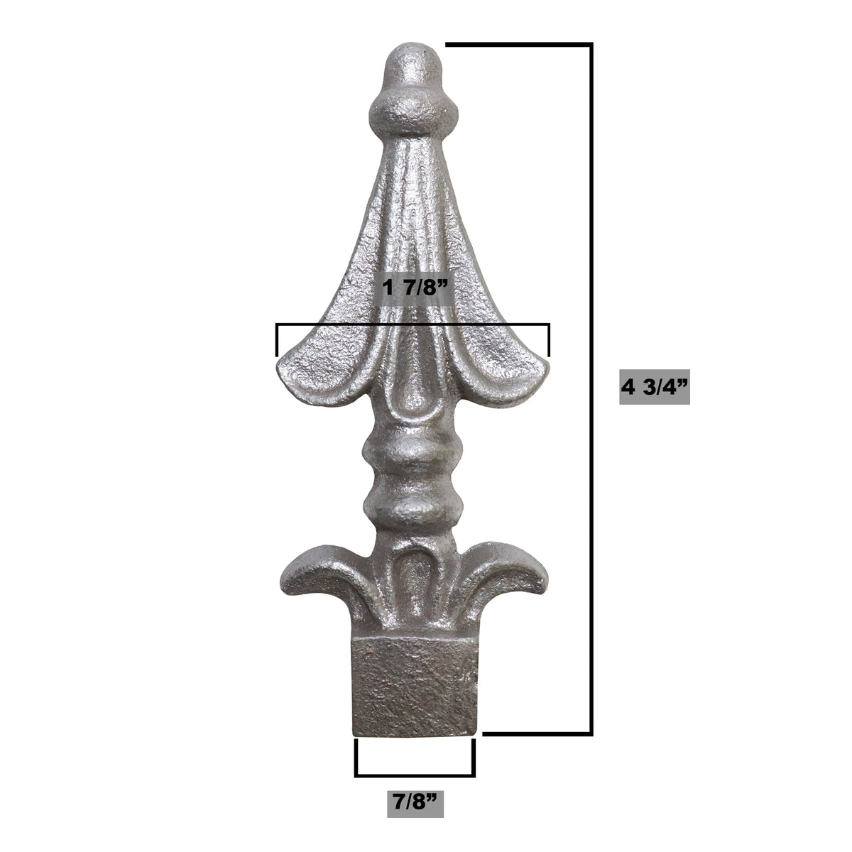 Double Wing Aluminum Finials - Multi Pack