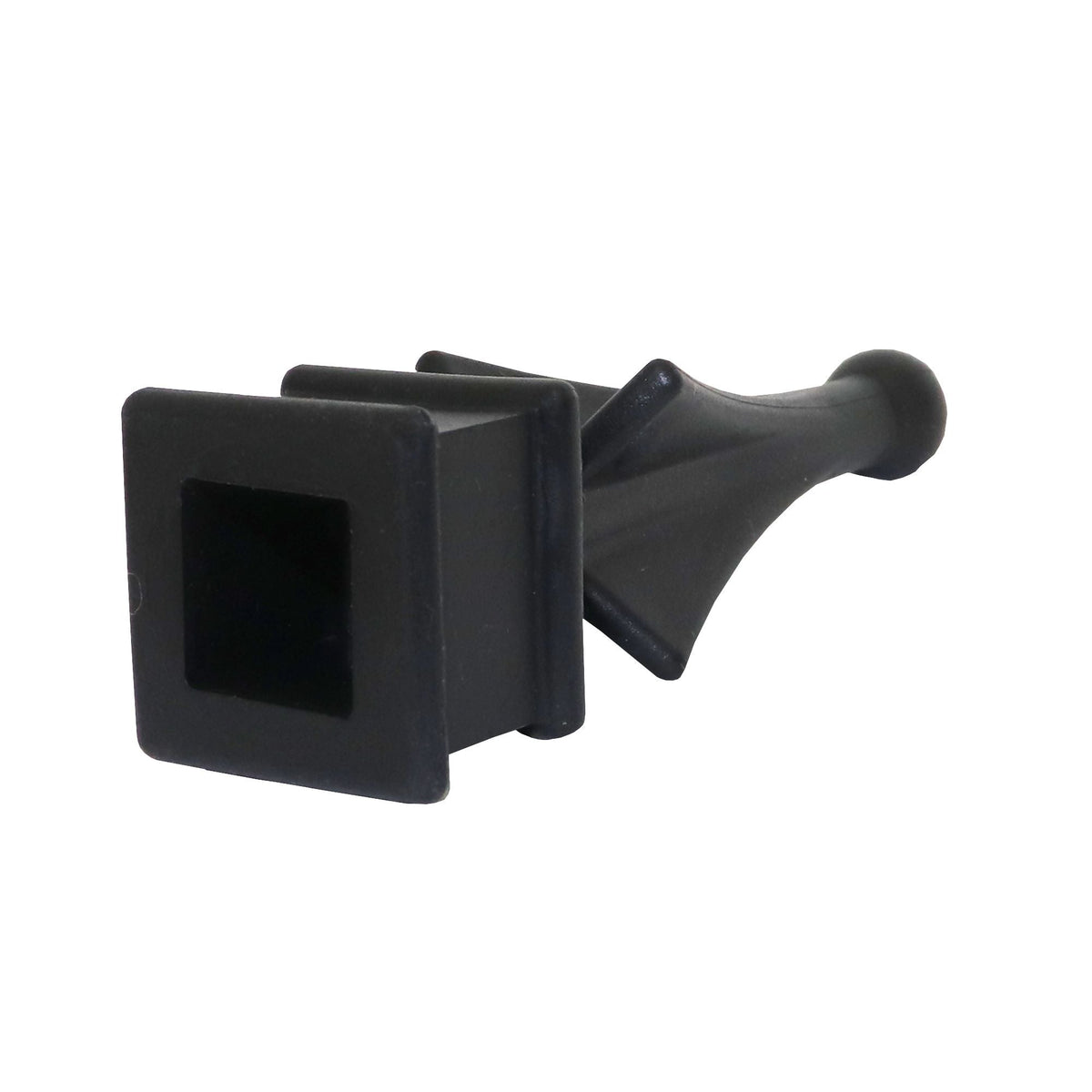 Four-Sided Spire Polypropylene Decorative Fence Toppers - Black