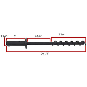 Solid Steel Sign Ground Screw Anchor