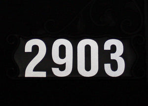 Reflective Peel-N-Stick Address Number Set - Customize Your Address Plate | Address America