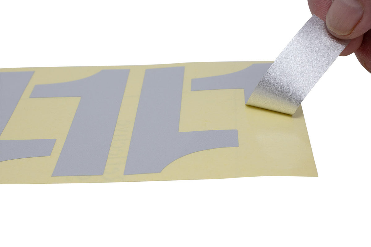Reflective Peel-N-Stick Address Number Set - Customize Your Address Plate | Address America