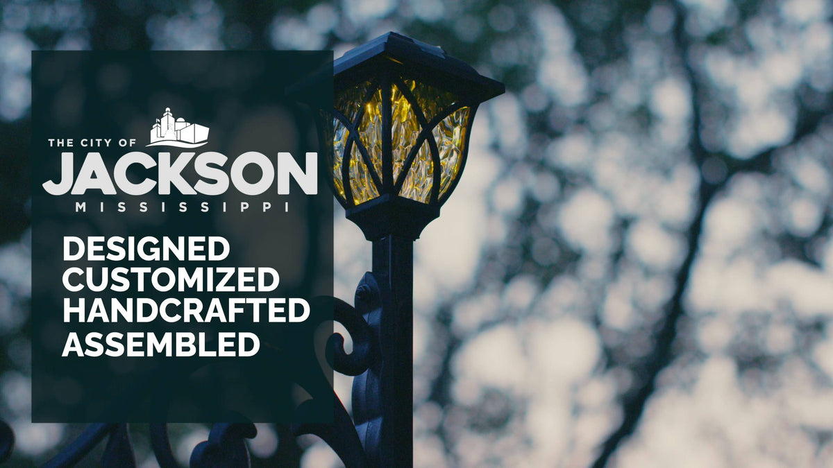 Custom Made LED Solar Lamp That Fits Address America 30, 47, and 58" Signs