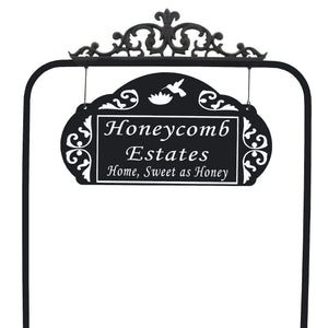 Le Paris Estate Reflective Address Sign