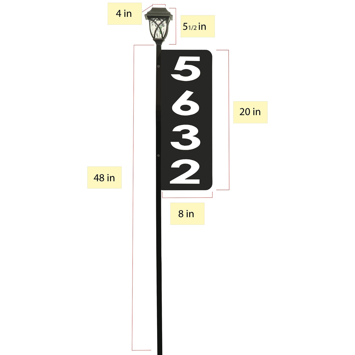 Lighthouse Reflective Address Sign