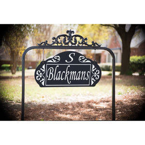 Le Paris Estate Reflective Address Sign