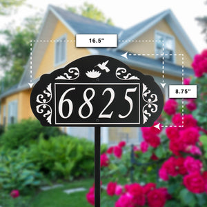 Le Paris Reflective Garden Address Sign