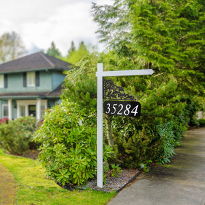 Oak Reflective Lamppost Sign