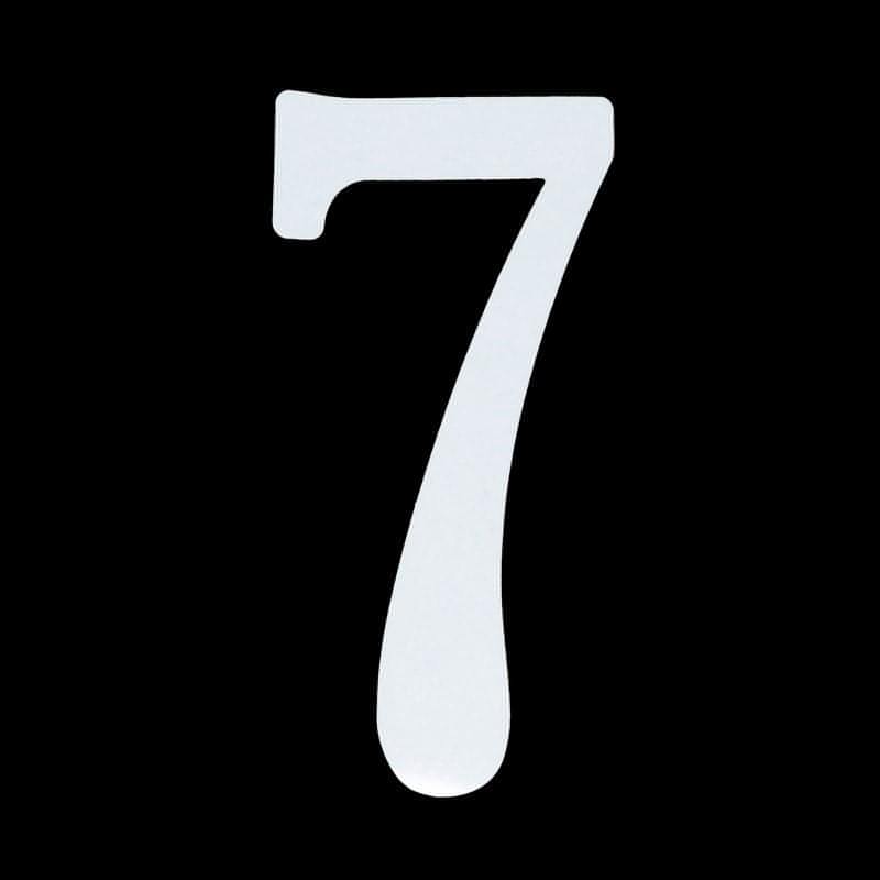 Deco Style Reflective Numbers For Boardwalk And Park Place Signs