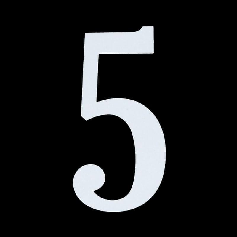 Deco Style Reflective Numbers For Boardwalk And Park Place Signs