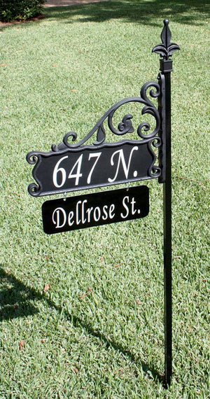 Personalized Nameplate for Address Sign