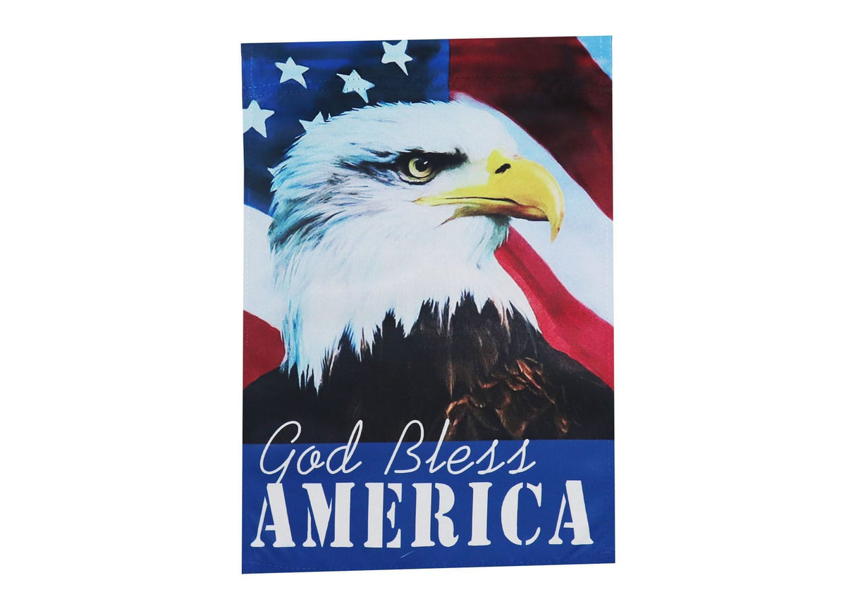 God Bless America Eagle Garden Flag