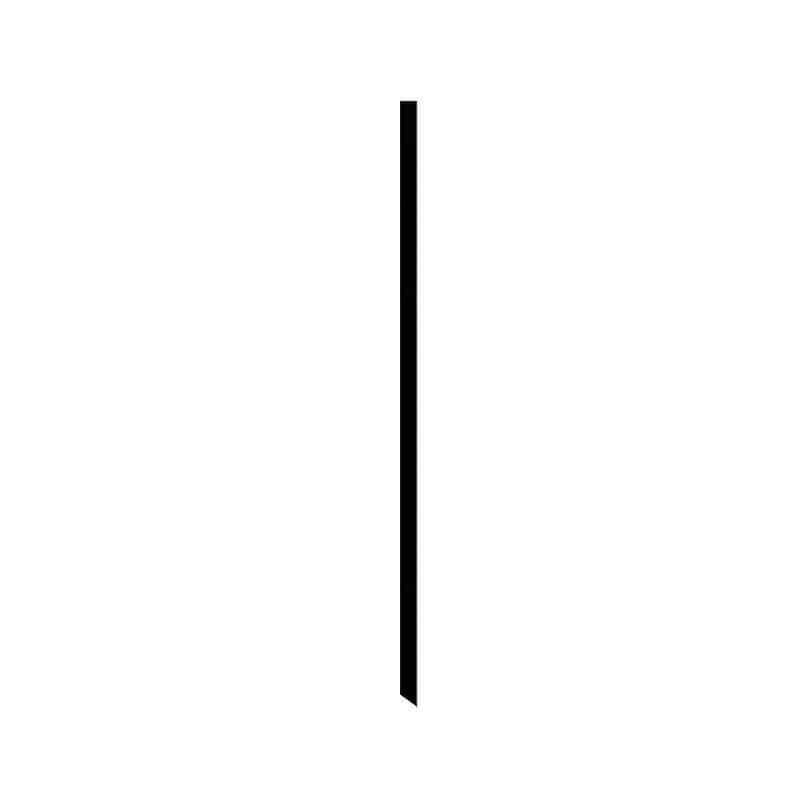 Pole - .75" Powder Coated Black - Standard - Address America