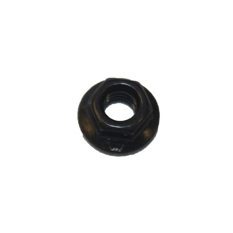 Black Stainless Steel 10-32 Serrated Flange Hex Nut - Address America