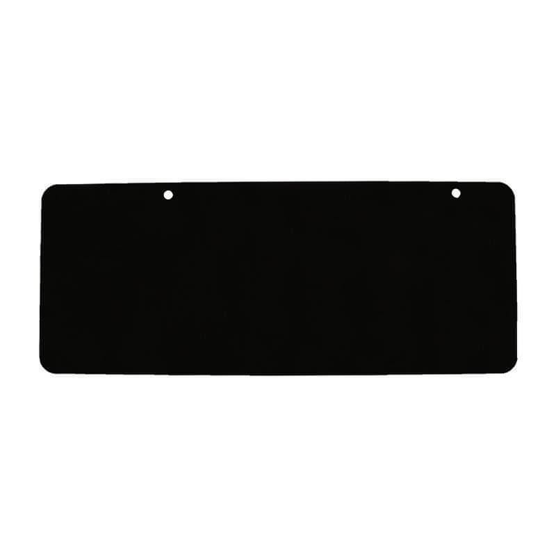 20" x 8" Powder-Coated Black Aluminum Blank - Address America
