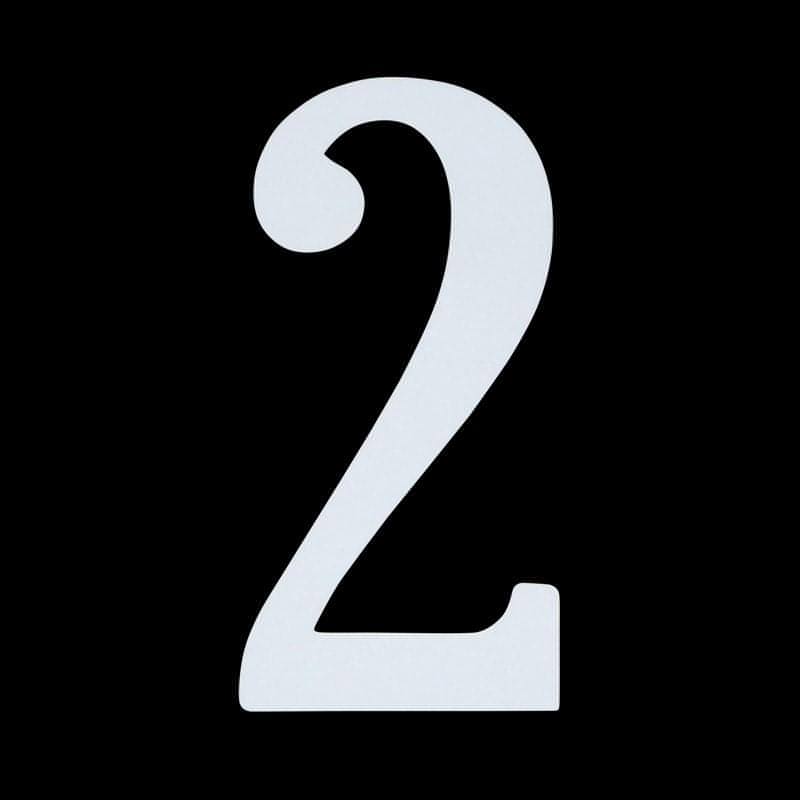 Deco Style Reflective Numbers For Boardwalk And Park Place Signs