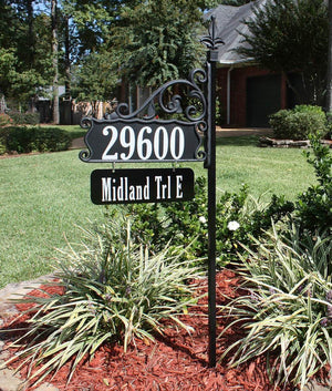 Personalized Nameplate for Address Sign