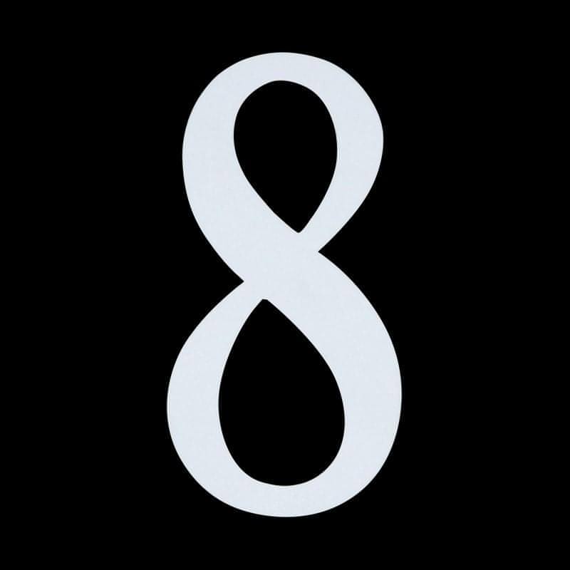 Deco Style Reflective Numbers For Boardwalk And Park Place Signs