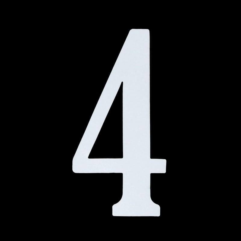 Deco Style Reflective Numbers For Boardwalk And Park Place Signs