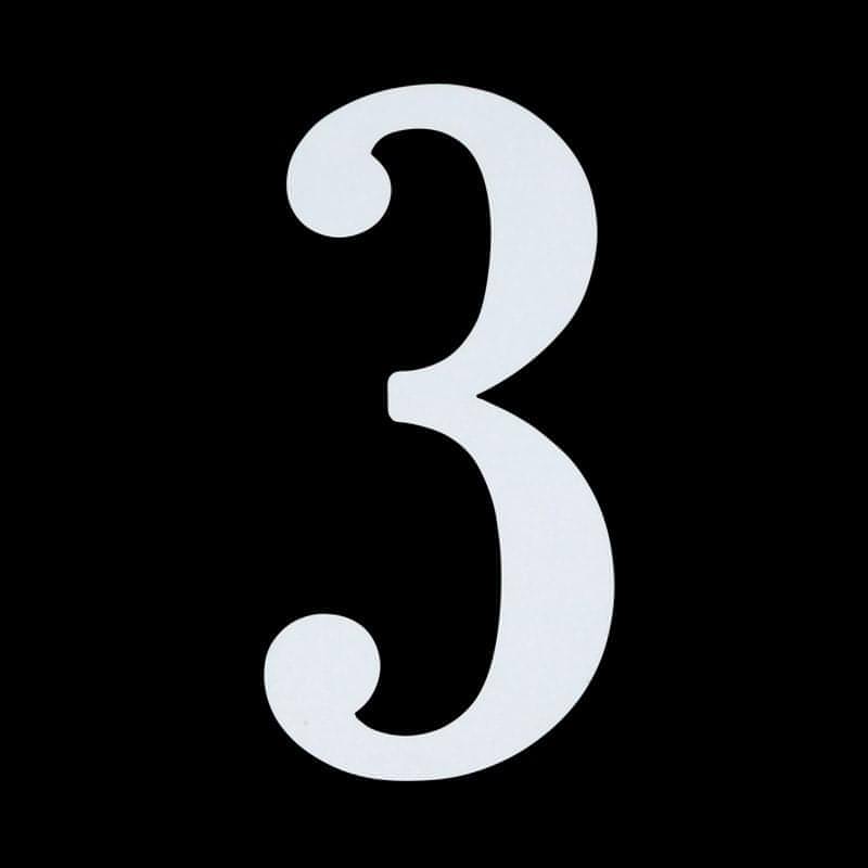 Deco Style Reflective Numbers For Boardwalk And Park Place Signs