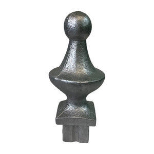 Unpainted One Inch Aluminum Fence Finial Topper