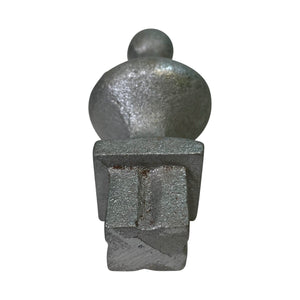 Unpainted One Inch Aluminum Fence Finial Topper