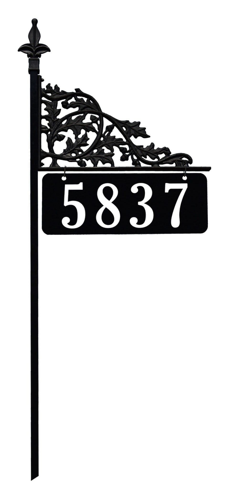 Wholesale Lot Of Oak 48" Reflective Address Signs Starter Kit - 18ct