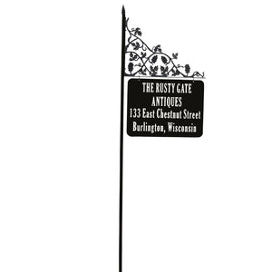 Vineyard Business and Estate Sign - 80" Pole